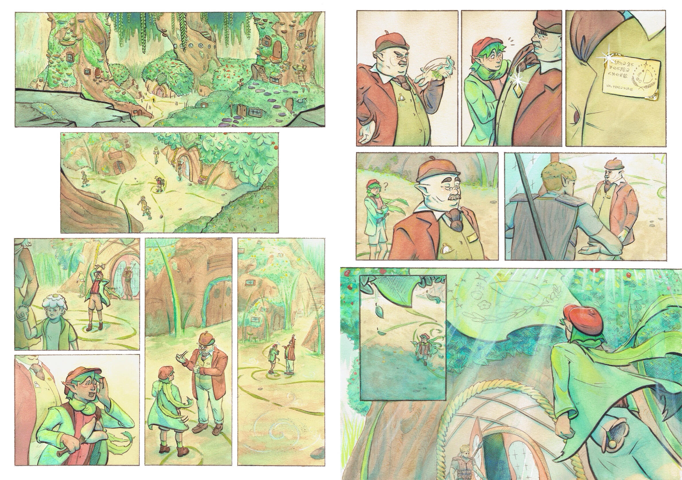 Two pages